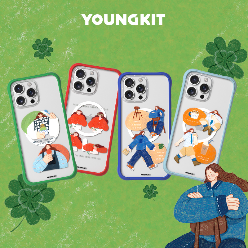 猿气&心语系列适用苹果16/14可拆卸背板液态硅胶手机壳