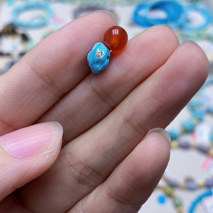 南红玛瑙未镶嵌挂件158