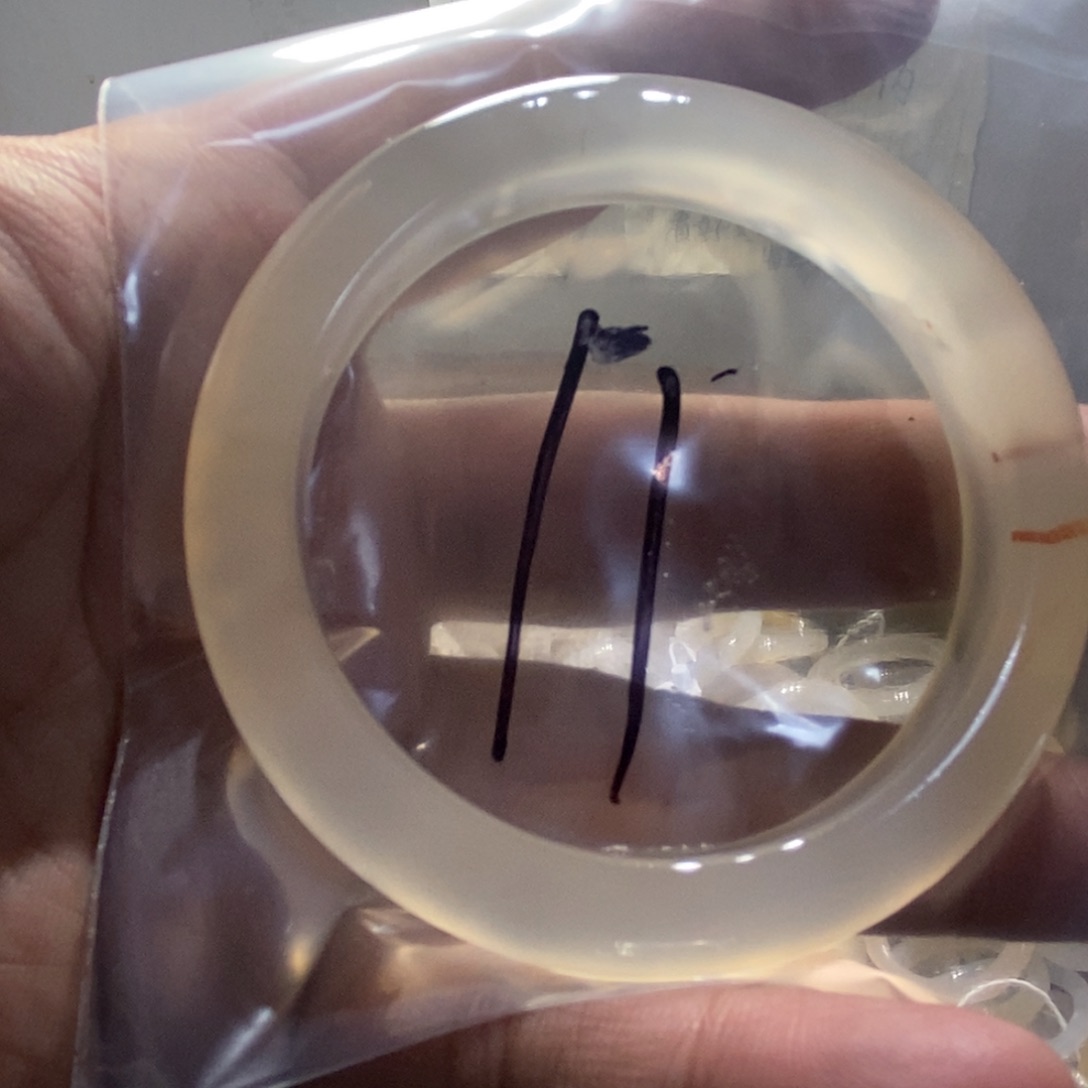 小****玛瑙/玉髓未镶嵌手镯11号