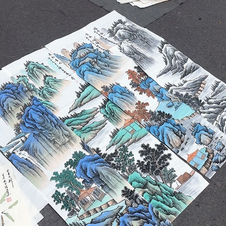 国画无毛或被亲毛