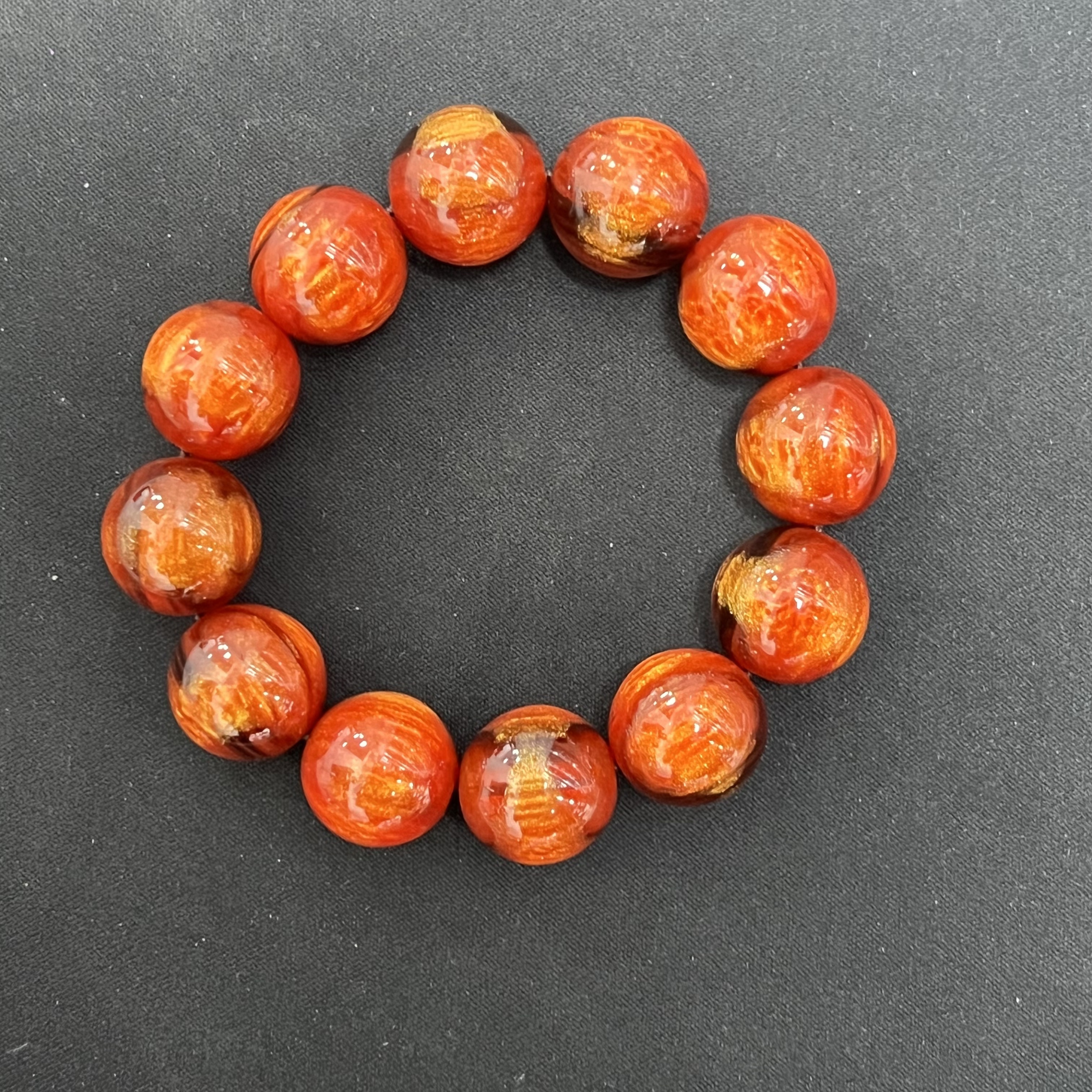 YW038琥珀菩提精品手串《无礼盒》