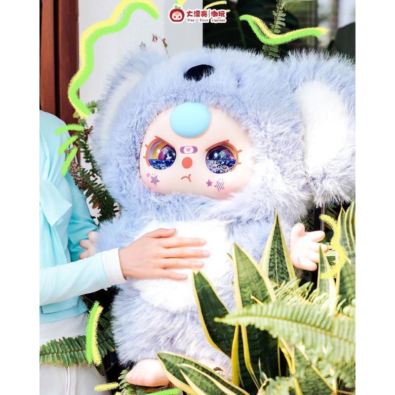 娃三岁二代1000％毛绒大体盲盒潮玩可爱公仔摆件包装饰礼品