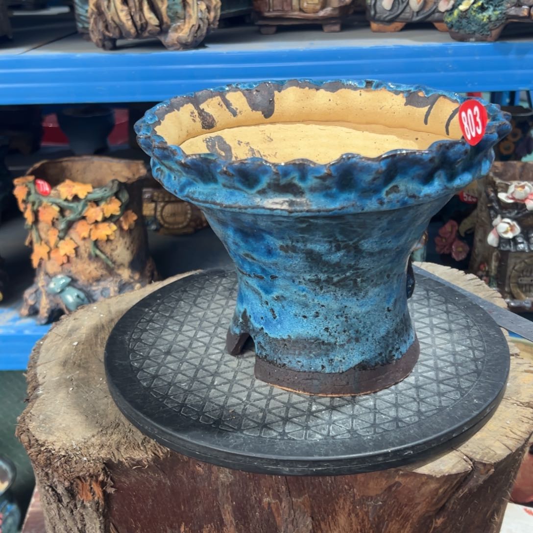 微瑕803 号陶然花盆手工花盆