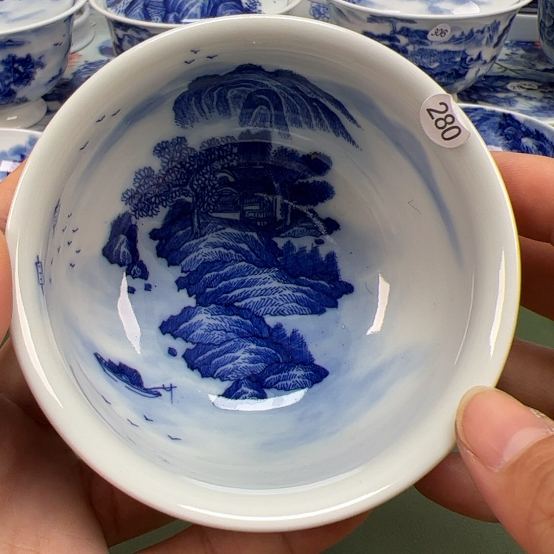 杯景德镇纯手绘茶具280