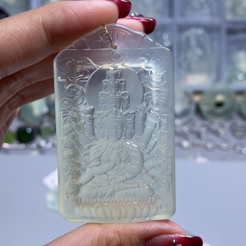 【闪购商品】岫玉颈饰未镶嵌?****?千手观音