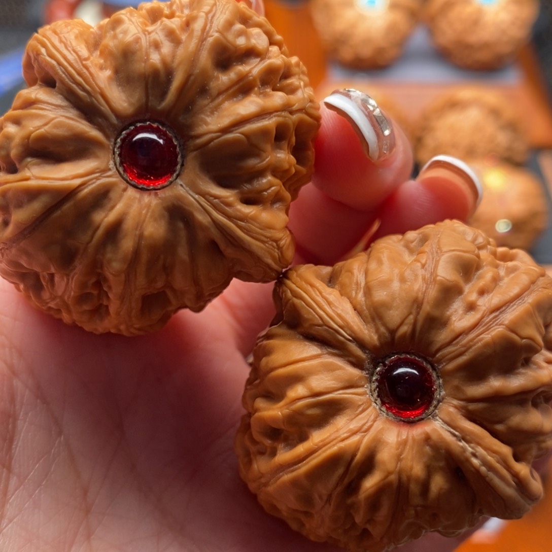 把件文玩核桃46尺平谷元宝