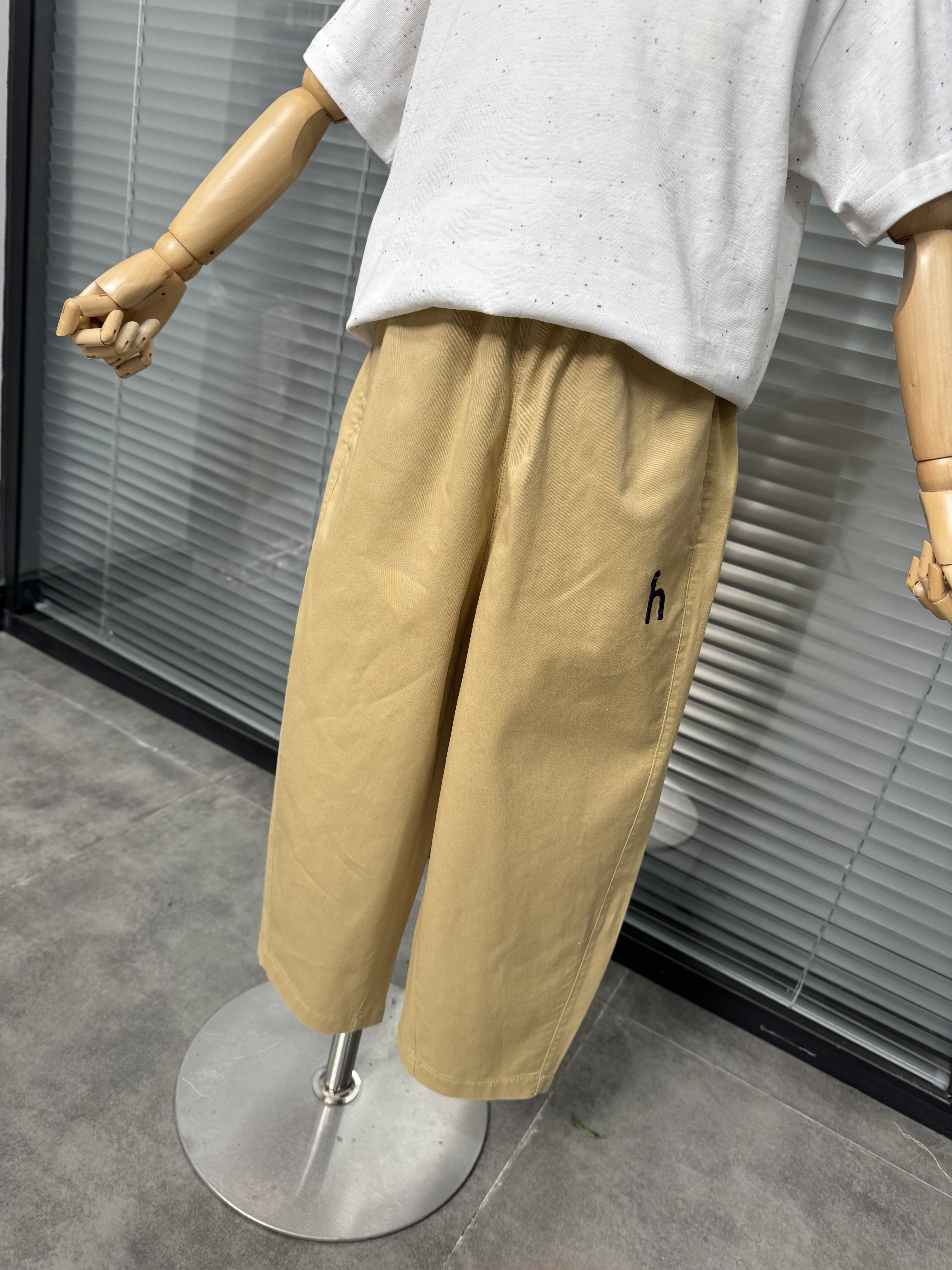 609（外贸单）春夏季新款男女宝同款纯棉休闲萝卜裤 懂的都懂