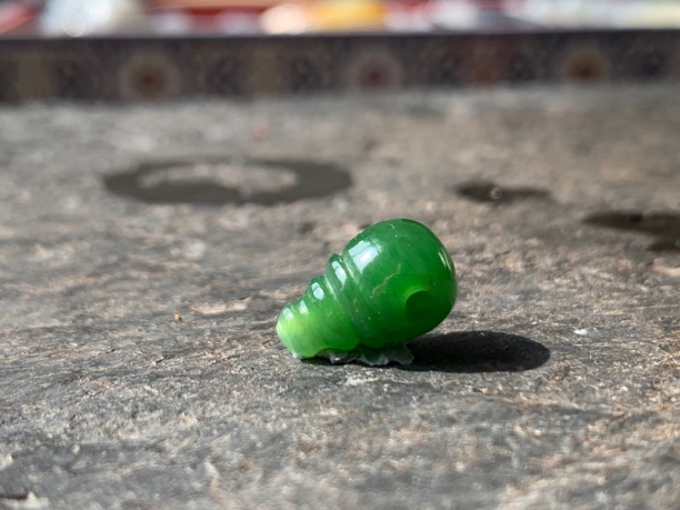 老料子 碧玉三通 可做配饰