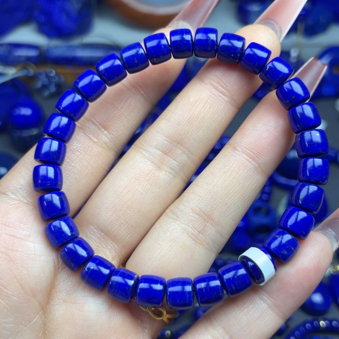 青金石未镶嵌7+直切