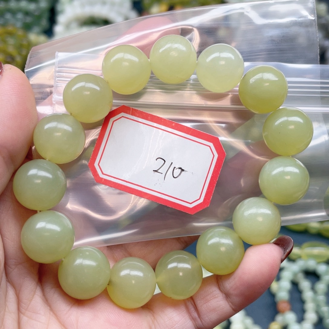 未镶嵌蛇纹石玉手串