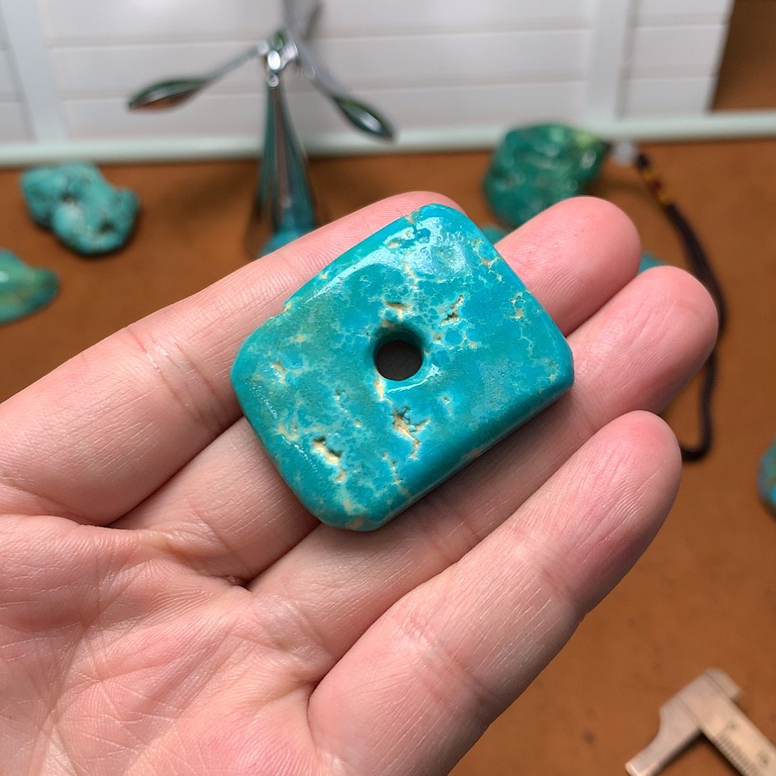 绿松石珠宝奇石未镶嵌调**寞