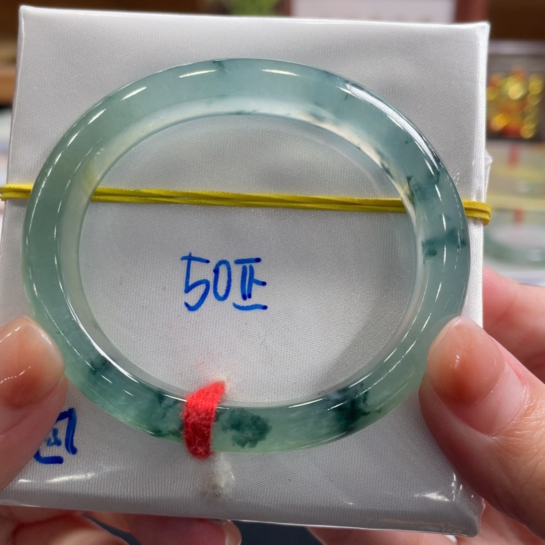 翡翠手镯未镶嵌52 贵妃