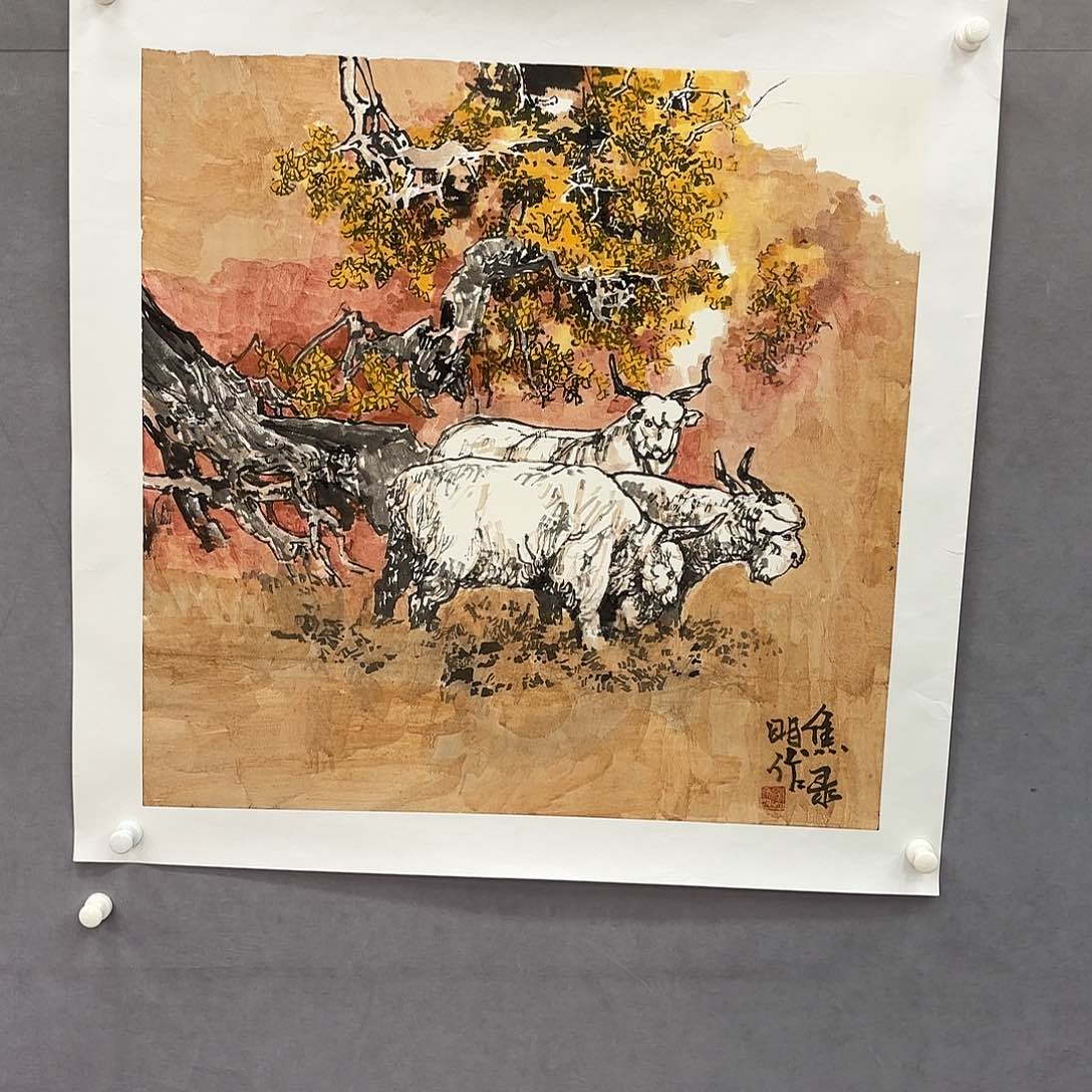 国画亲笔手绘原创