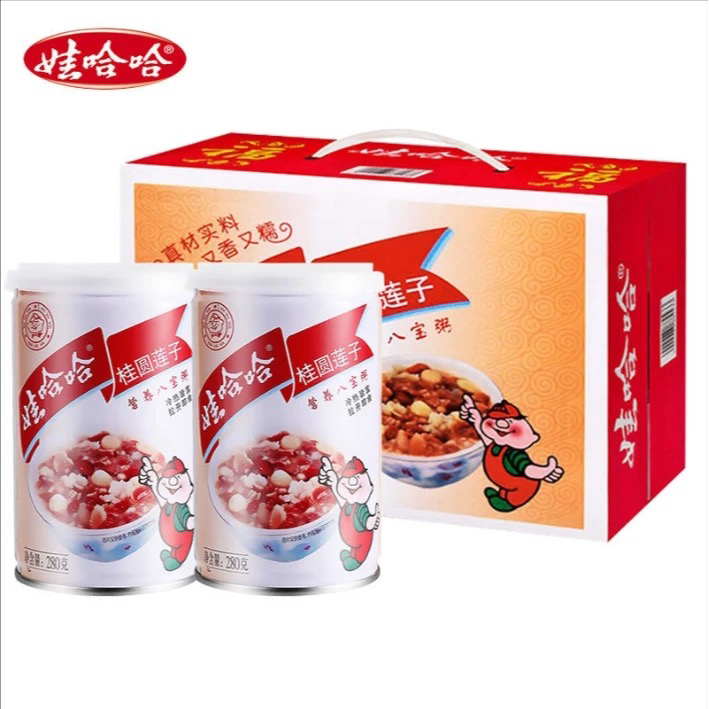 【临期】娃哈哈八宝粥桂圆莲子和木糖醇随机发8瓶瓶身微瑕