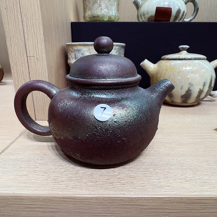 建水紫陶紫泥柴烧壶