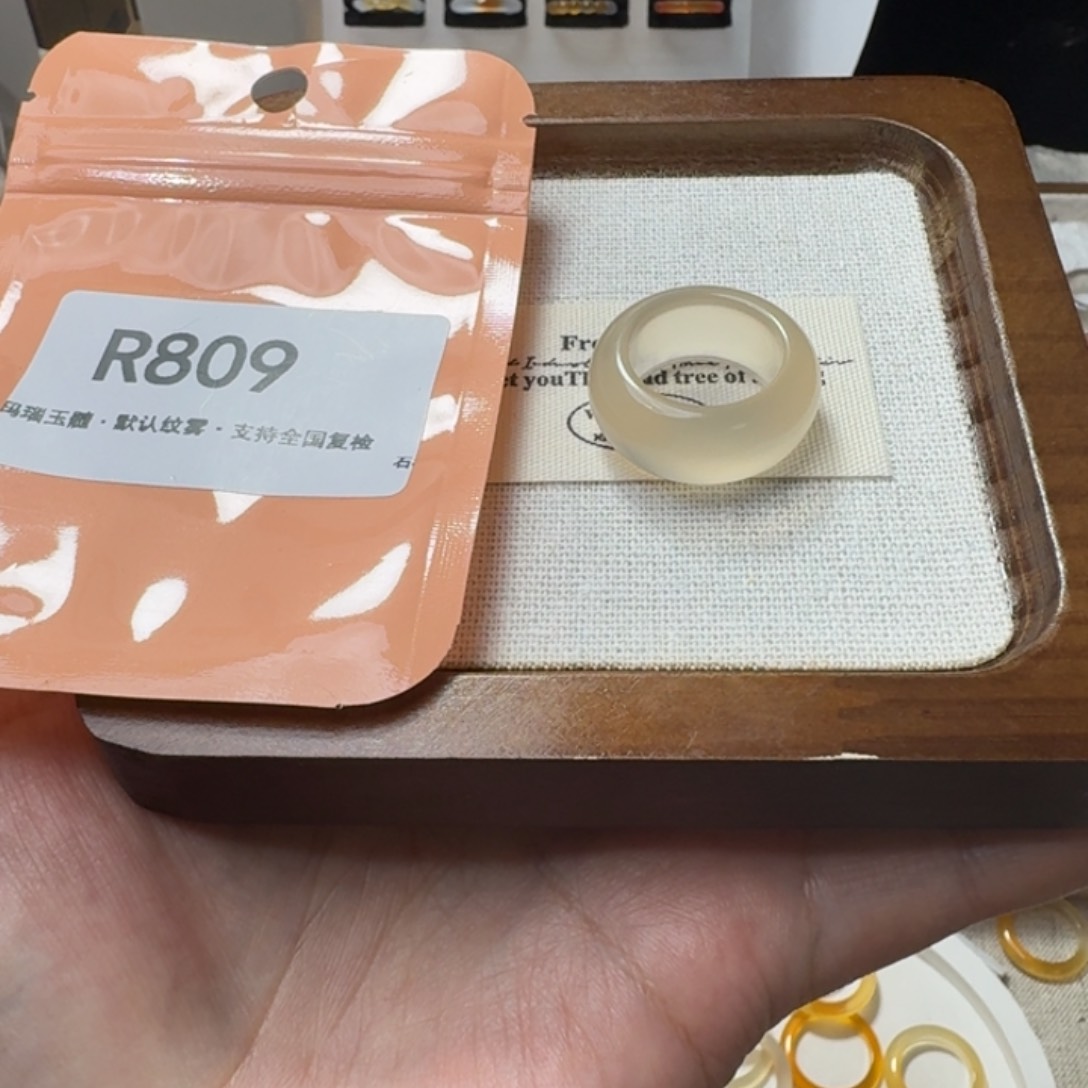 未镶嵌戒指玛瑙/玉髓809港15