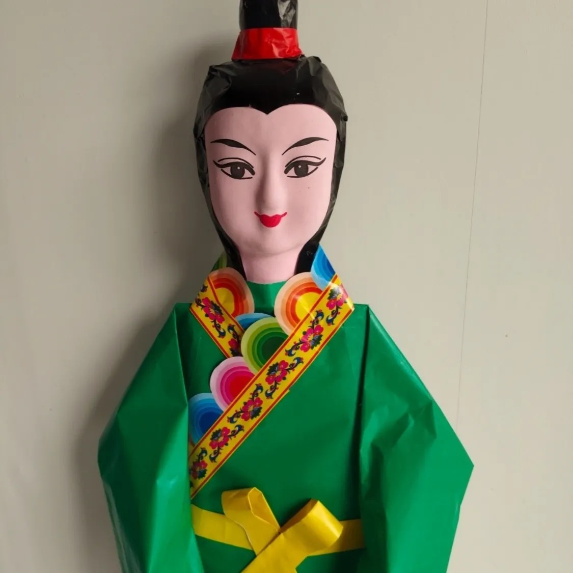 手工纸扎金童玉女成品殡葬丧葬用品可烧