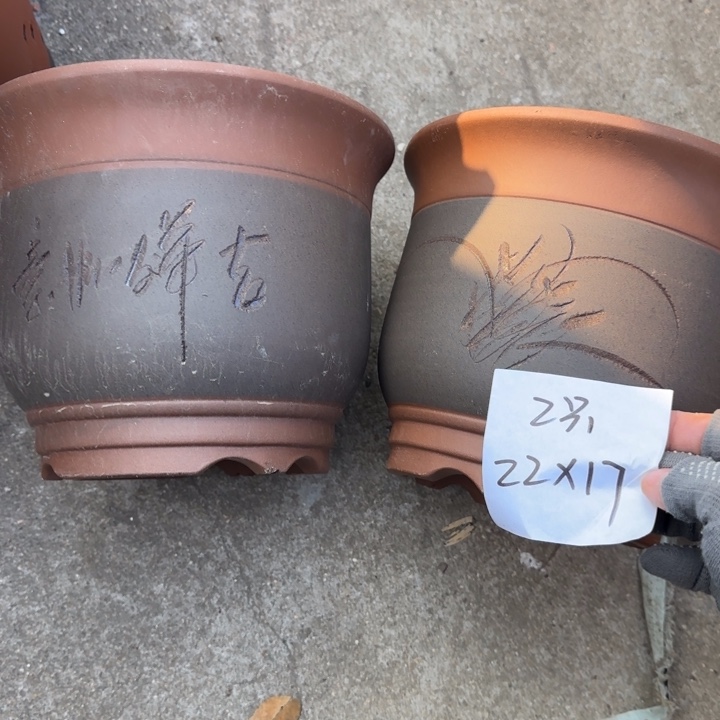 紫砂花盆特价商品