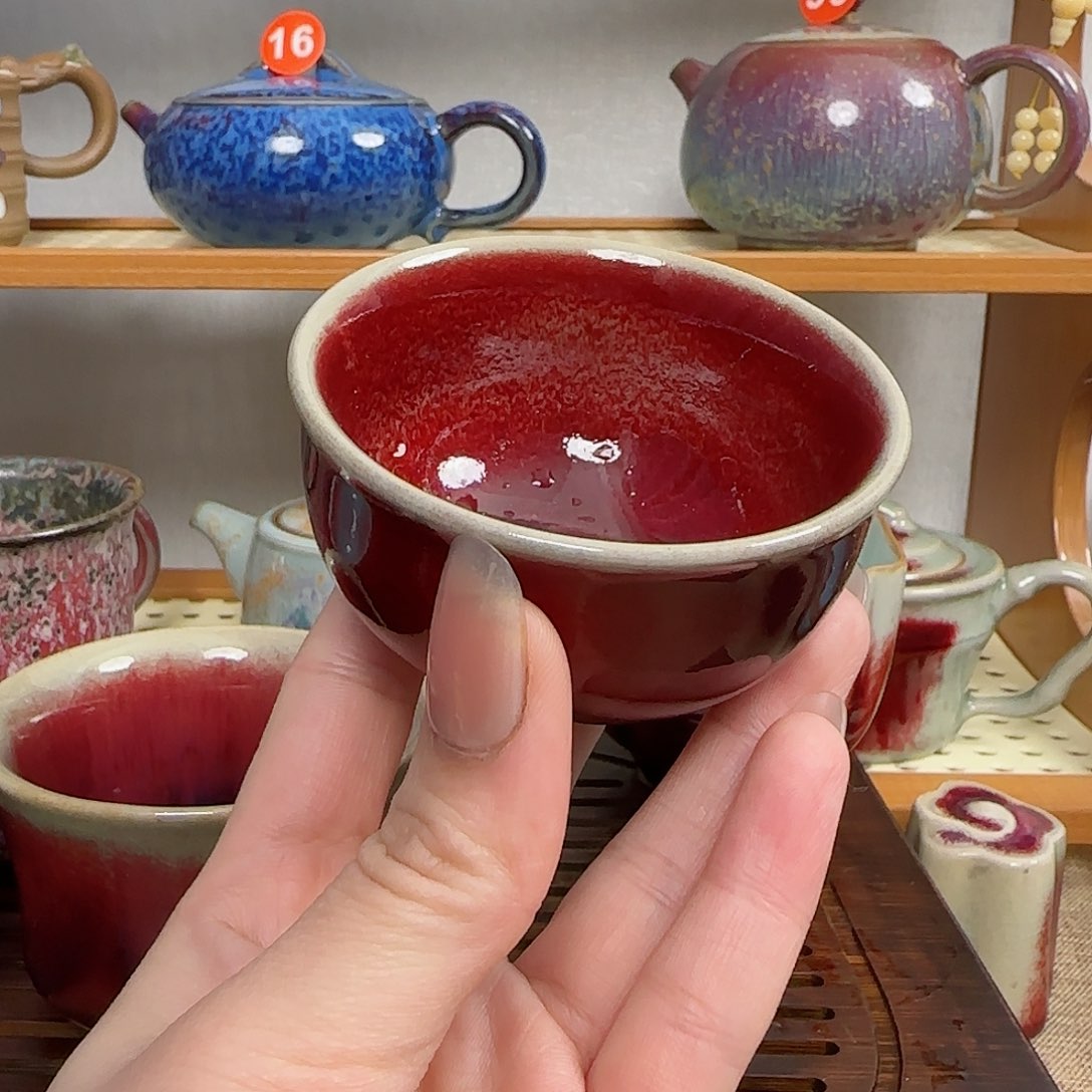 长*钧瓷茶杯茶杯茶杯