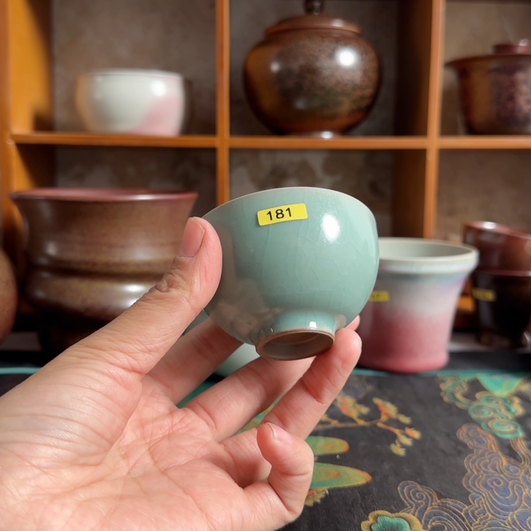 瓷片蘭山窑手作器物181正品