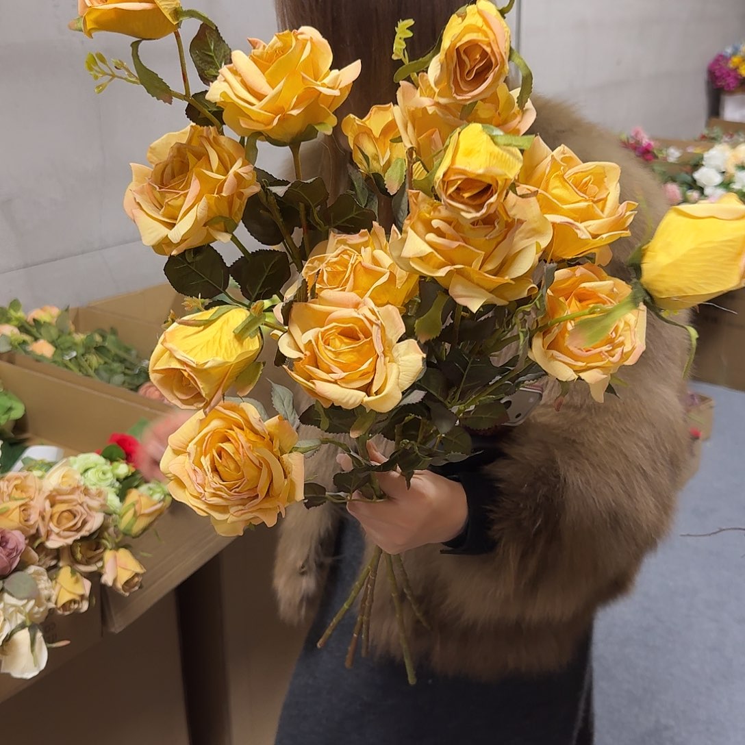 29号「闪购」仿真花，公主请下单