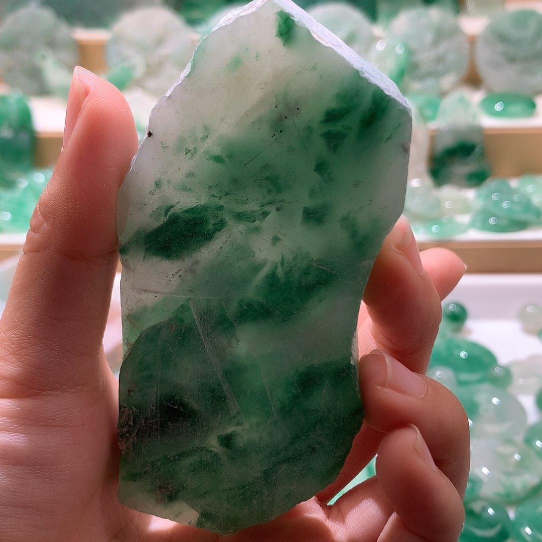 石英质玉未镶嵌珠宝半成品