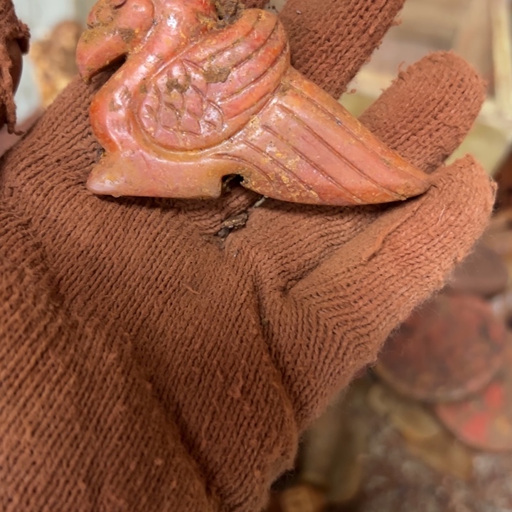 @***兄和田玉（黄玉）未镶嵌挂件