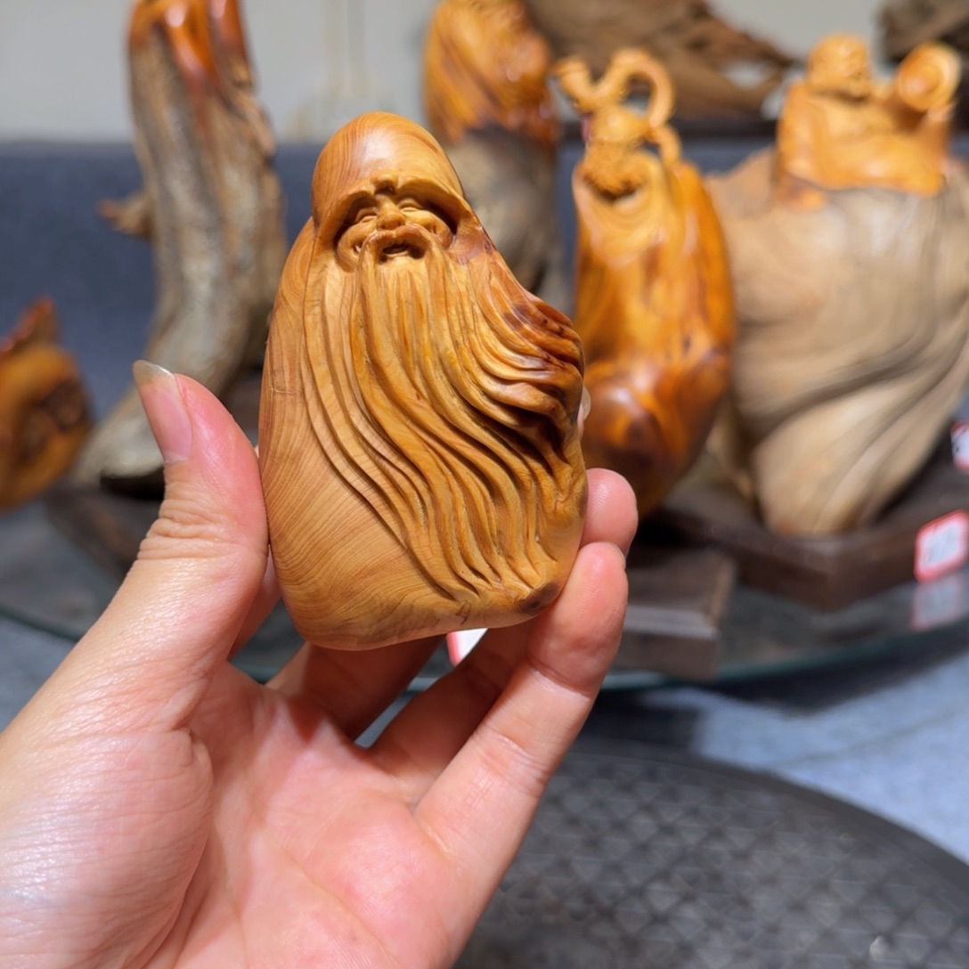 柏木（崖柏）崖柏手把件摆件