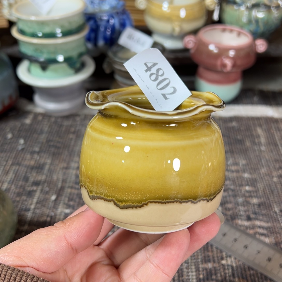 红陶景德镇手工花盆