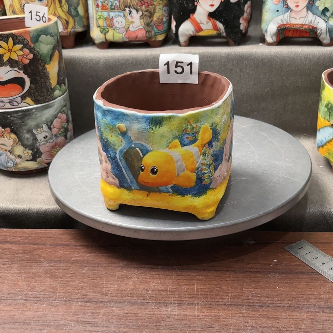 紫砂花盆福利小鱼