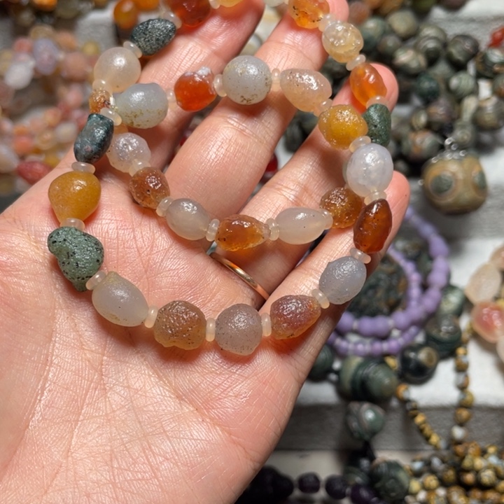 玛瑙/玉髓合金手链