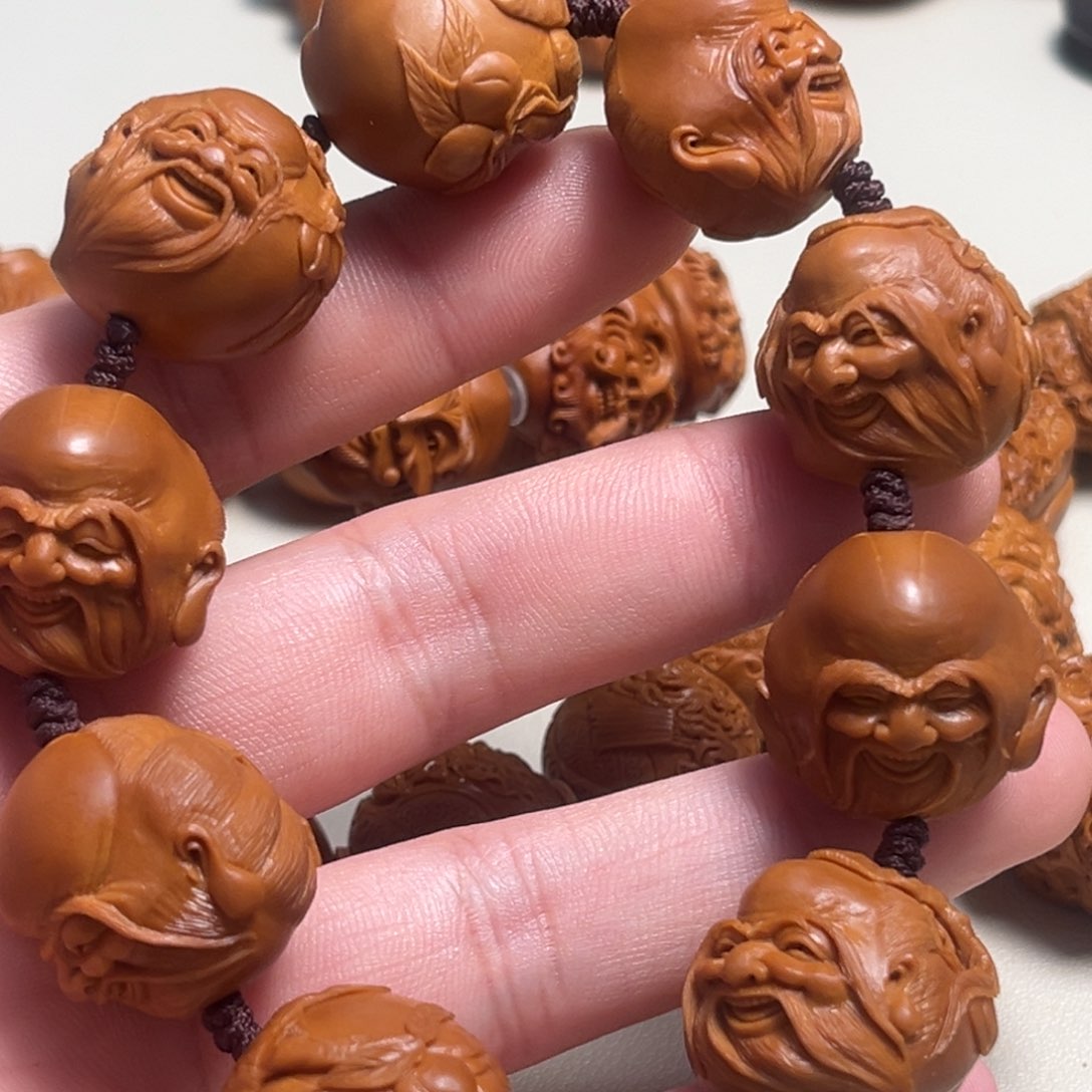 橄榄核吊坠震**涛寿星公