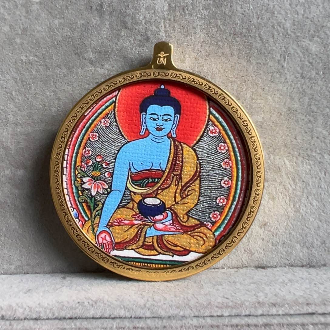 吊坠木*木单面定制 药师 不要绳