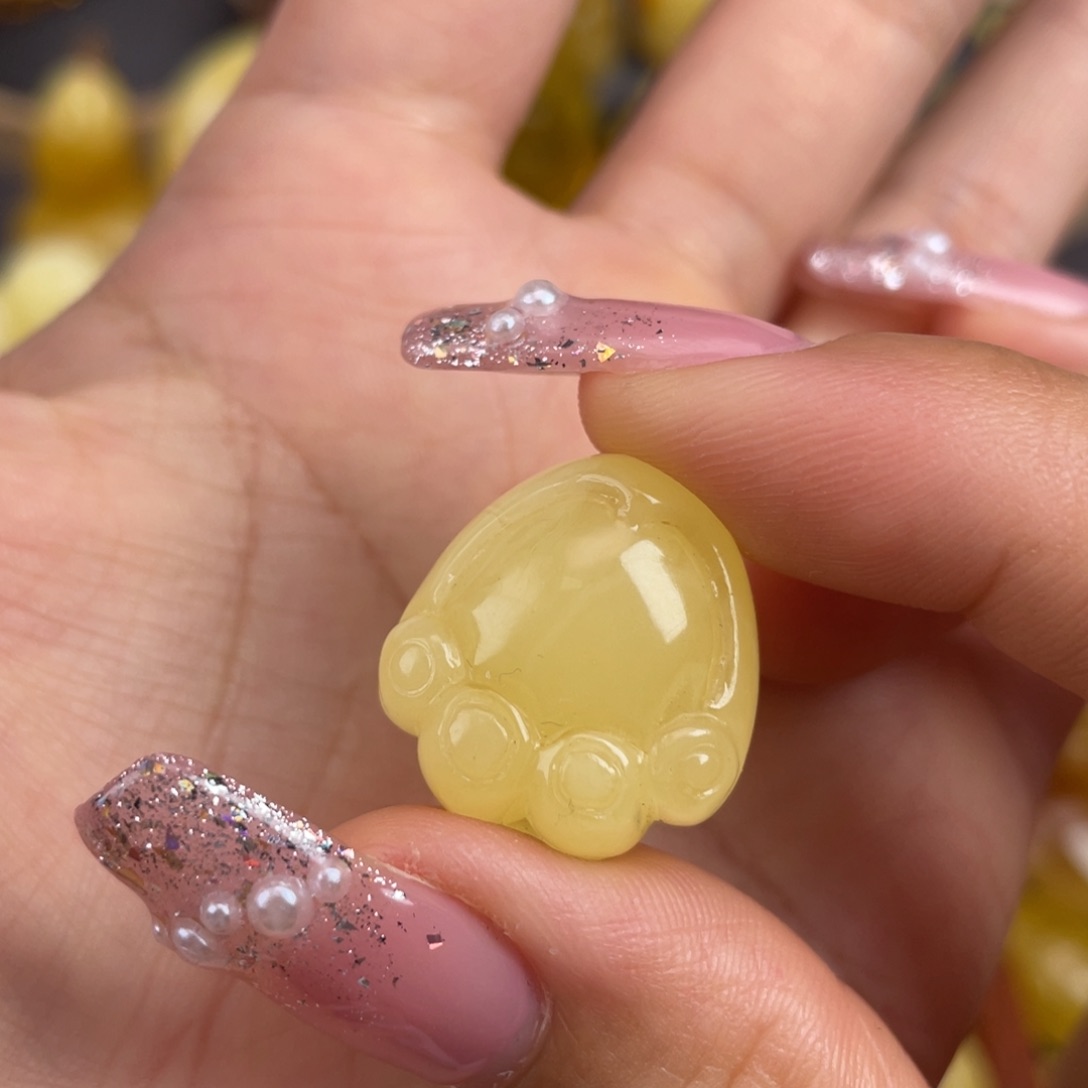 琥珀裸石未镶嵌蜜蜡
