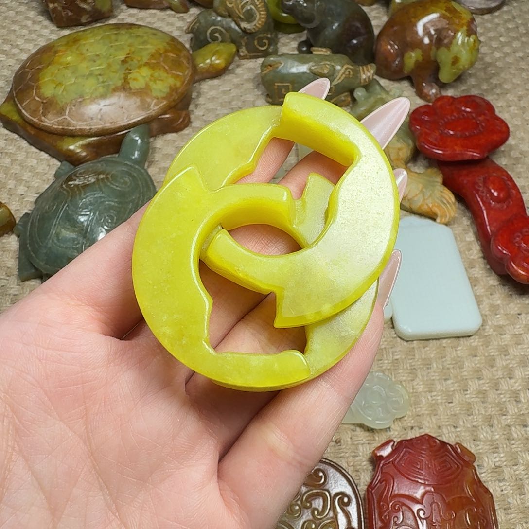 白玉菩提吊坠挂件