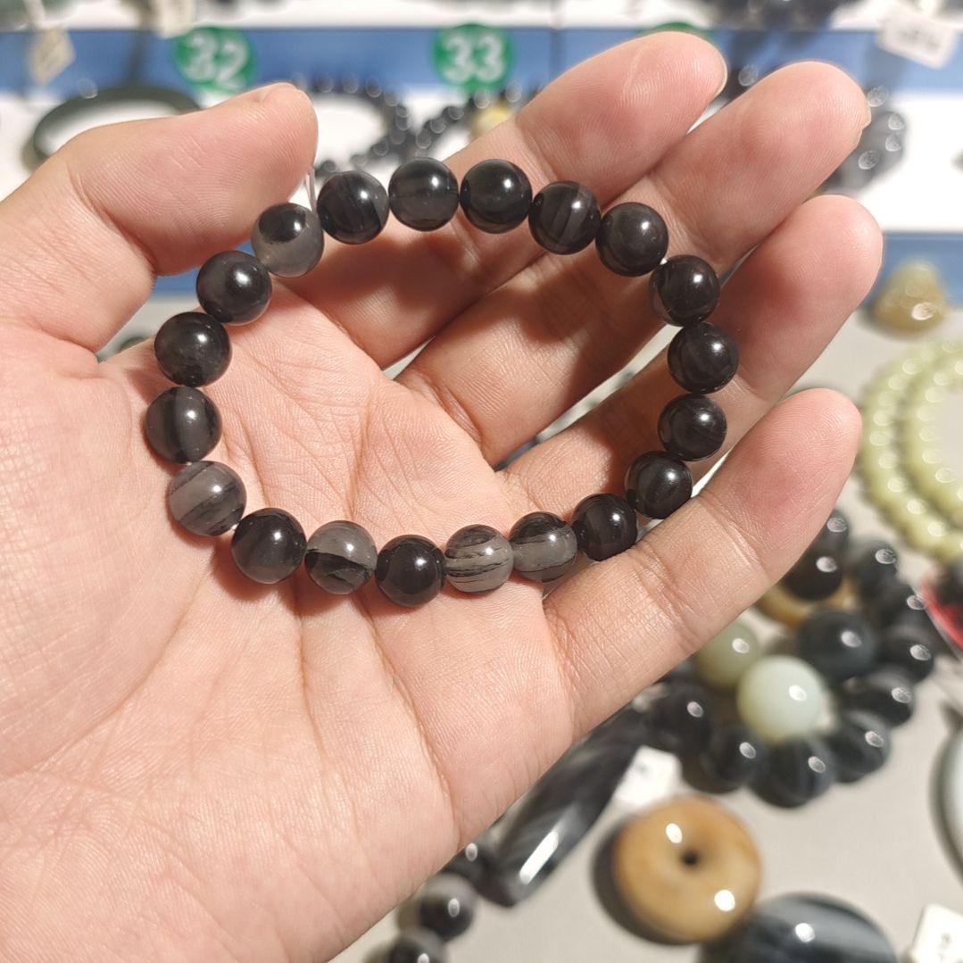 石英质玉未镶嵌手链