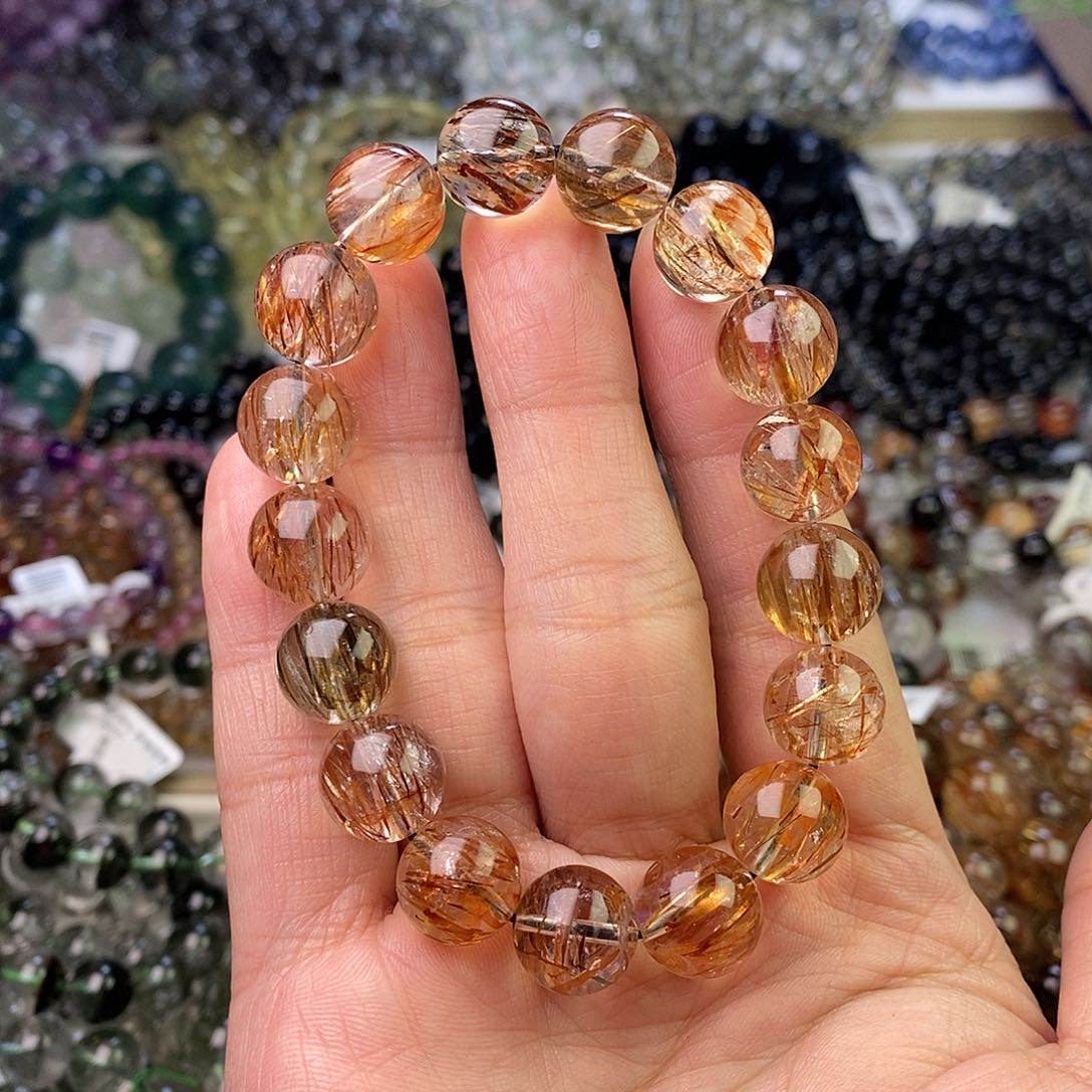 水晶手串未镶嵌顺****5卡12