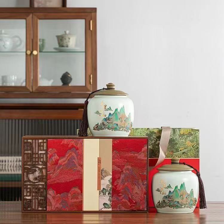 25年新茶密兰香单枞新岩茶高山老茶树茶叶密兰香高档实木礼盒装