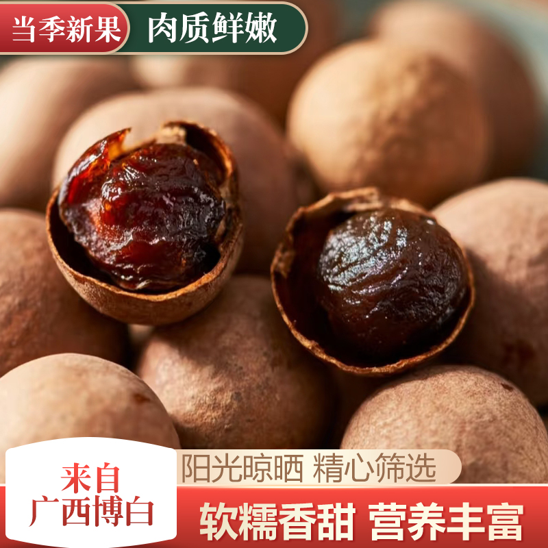 广西博白特产2025年新果桂圆干特级大果核小肉厚可泡茶炖汤