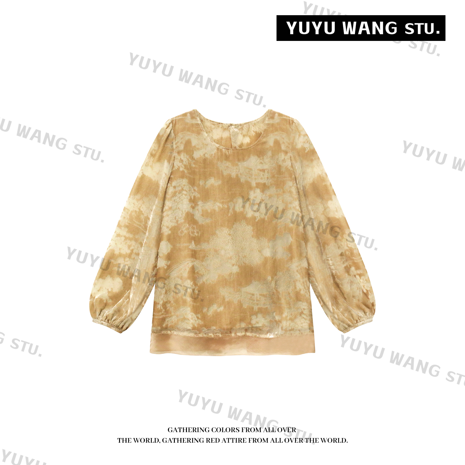 YUYU WANG【薇禾】黄色上衣RBC2FD050