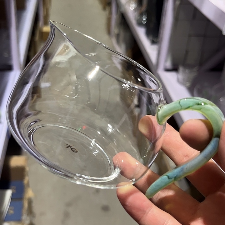 孤品 绿玛瑙淡然公道杯