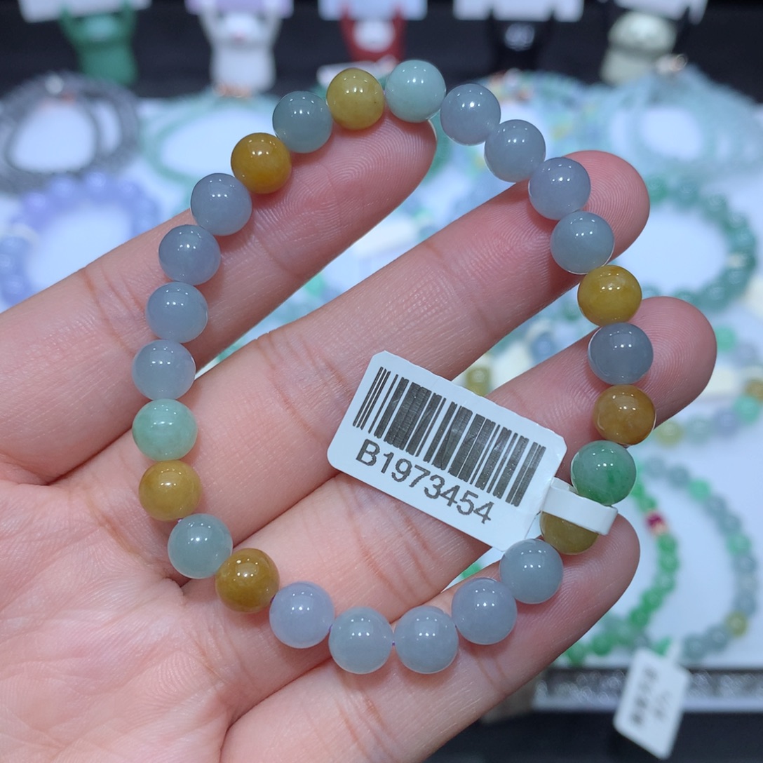 翡翠未镶嵌手串天然