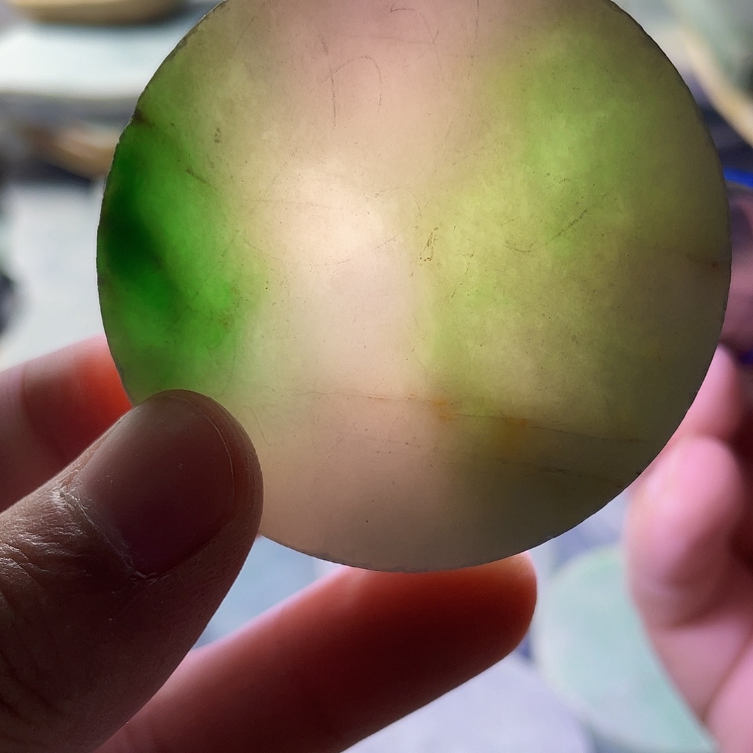 翡翠颈饰未镶嵌毛料103