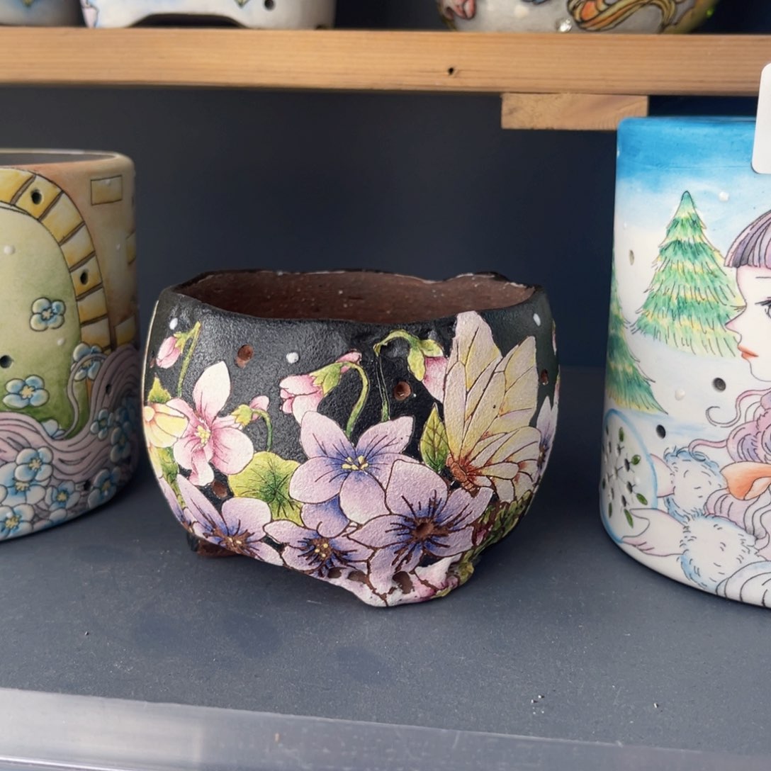 景德镇陶瓷多肉花盆