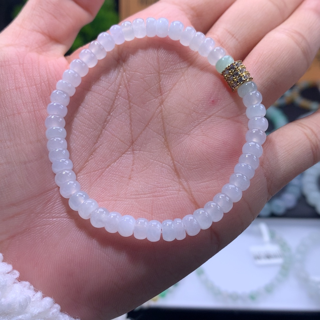 翡翠未镶嵌手链卡5