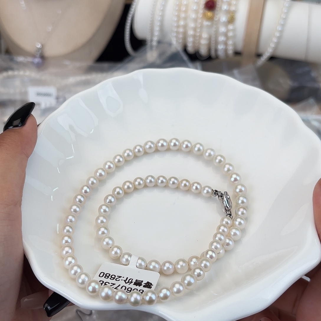 项链未镶嵌淡水珍珠项链