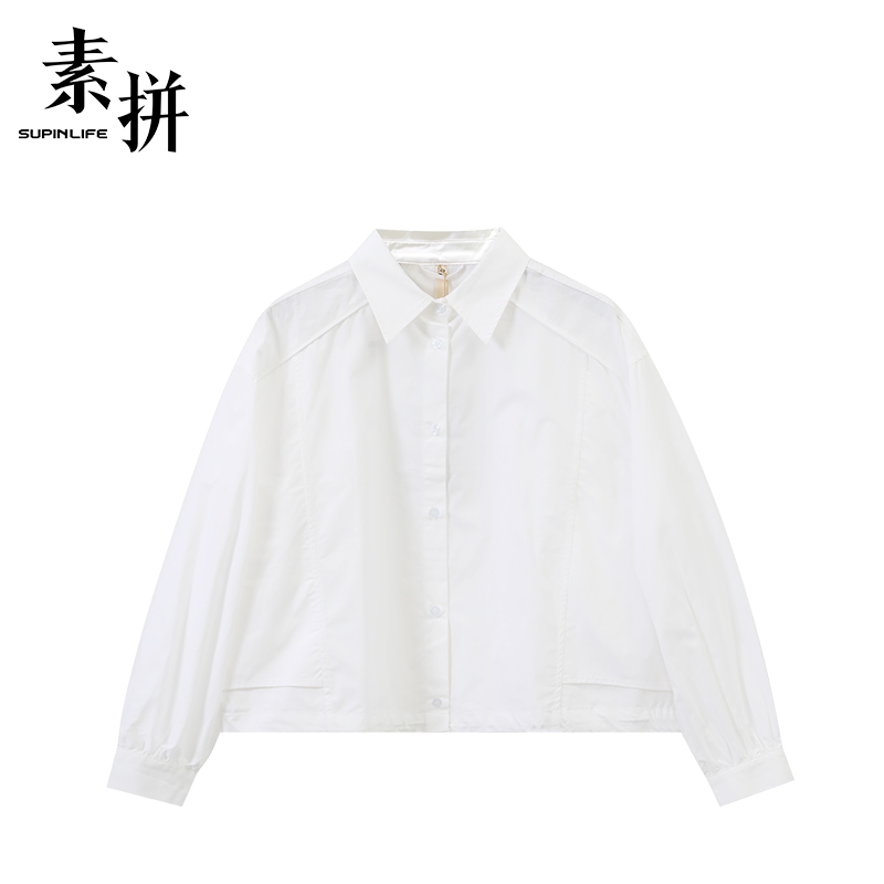 素拼女装衬衫SPACS424031AG-SPACS424031BG