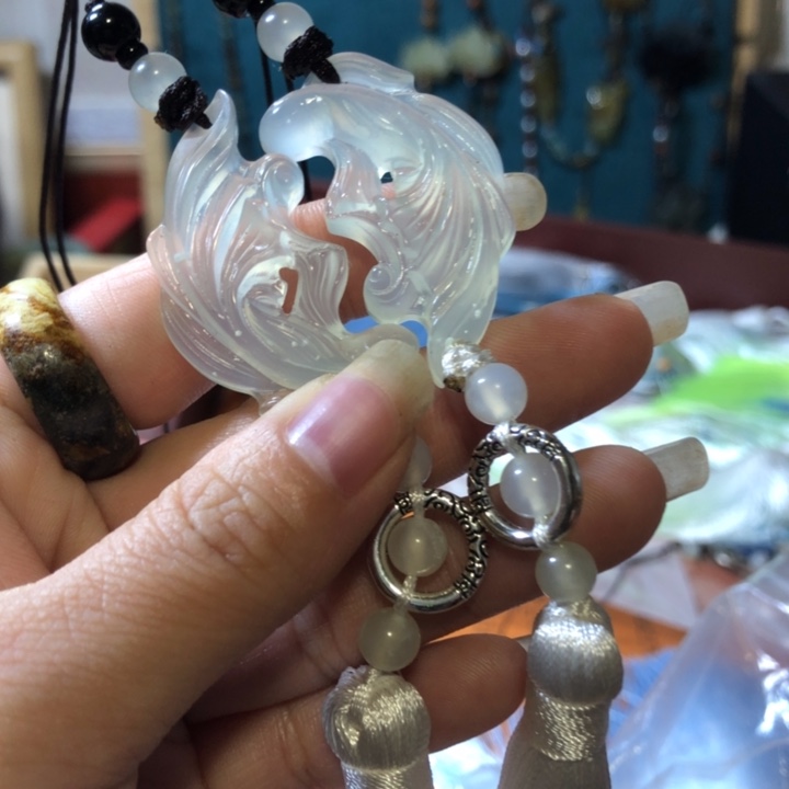 岫玉未镶嵌岫玉挂件