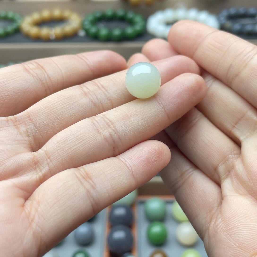 和田玉未镶嵌手链12