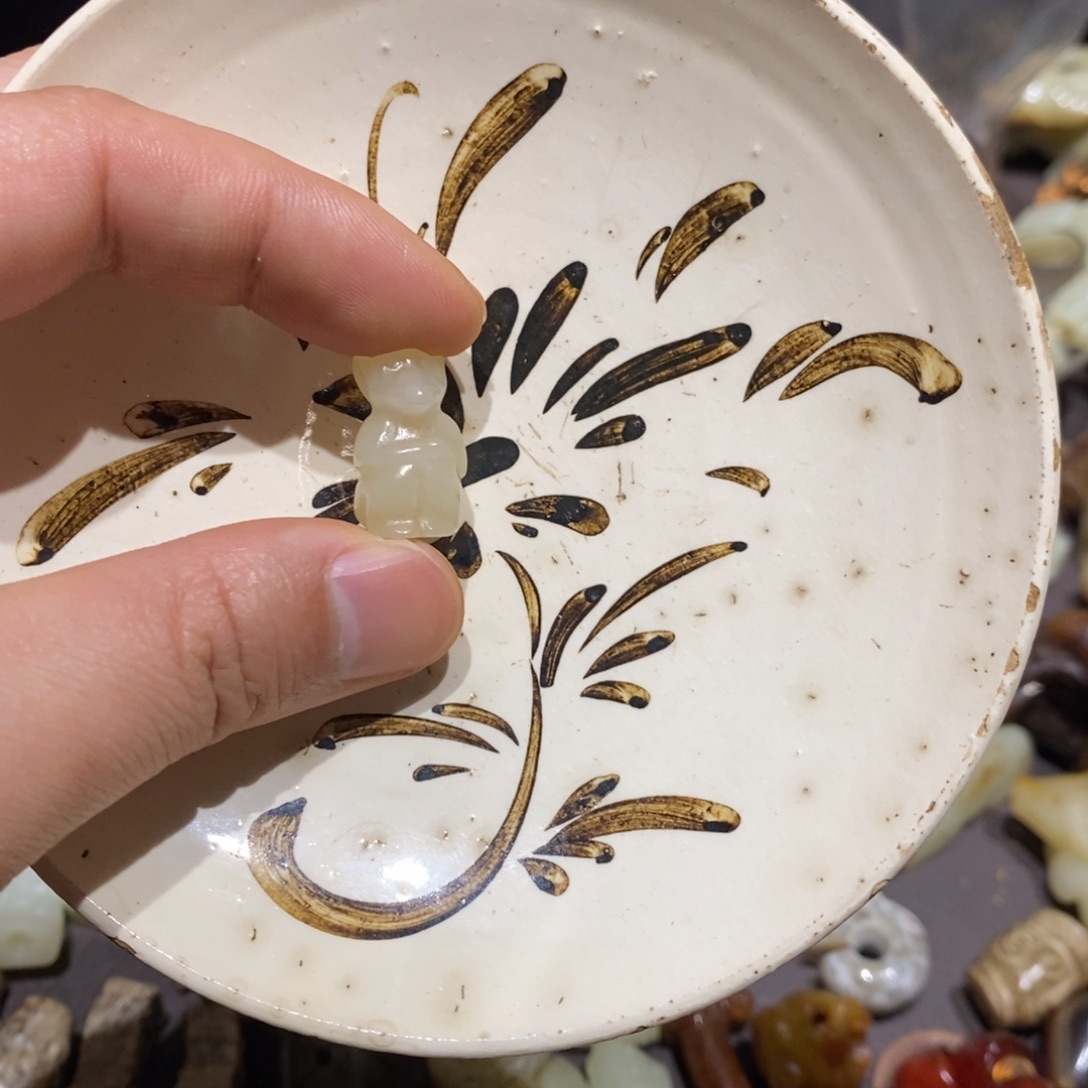 古***风瓷片白底印花好物推荐